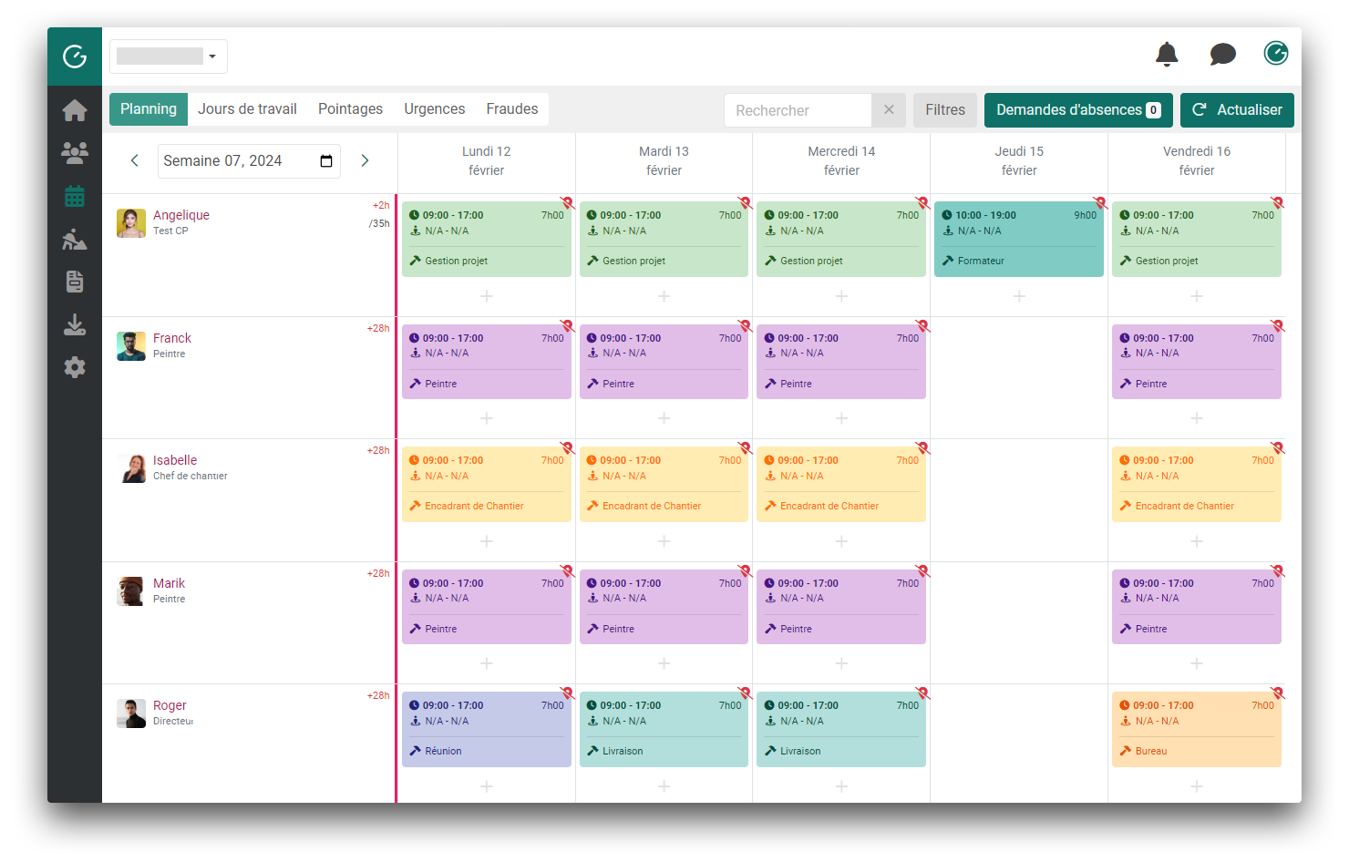 Avis NGL : Logiciel Planning et Pointage - Appvizer