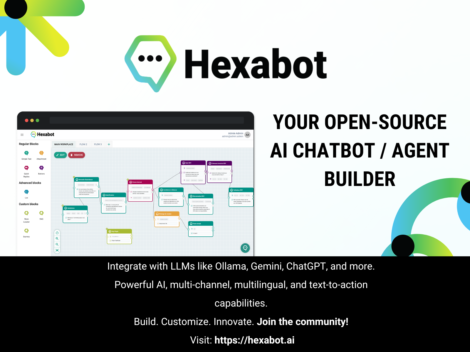 Review Hexabot: Open-source AI chatbot / agent builder - Appvizer