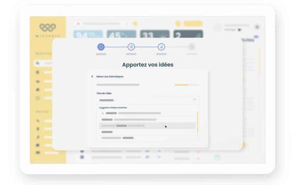Cegid Voice of the Employee - Pour améliorer la gestion des idées, mobilisez l'intelligence collective en recueillant des propositions d'amélioration. Classez-les par thème et mesurez leur popularité avec un système de like.