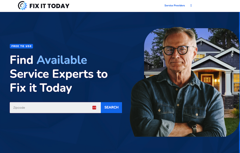 Fix it Today : Find Available Service Experts in Real Time