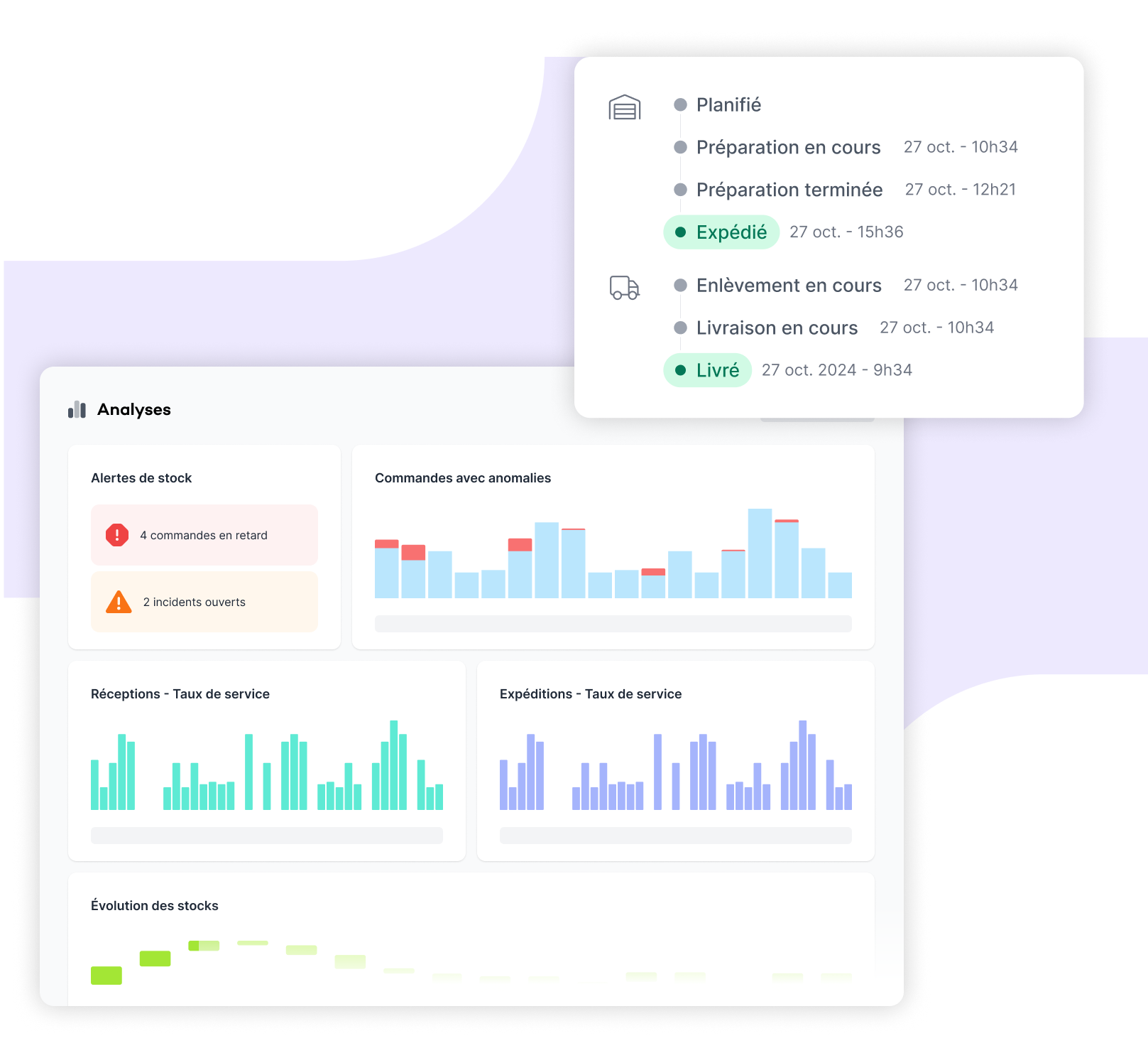 Spacefill - Gestion des stocks et des commandes pour les Shippers