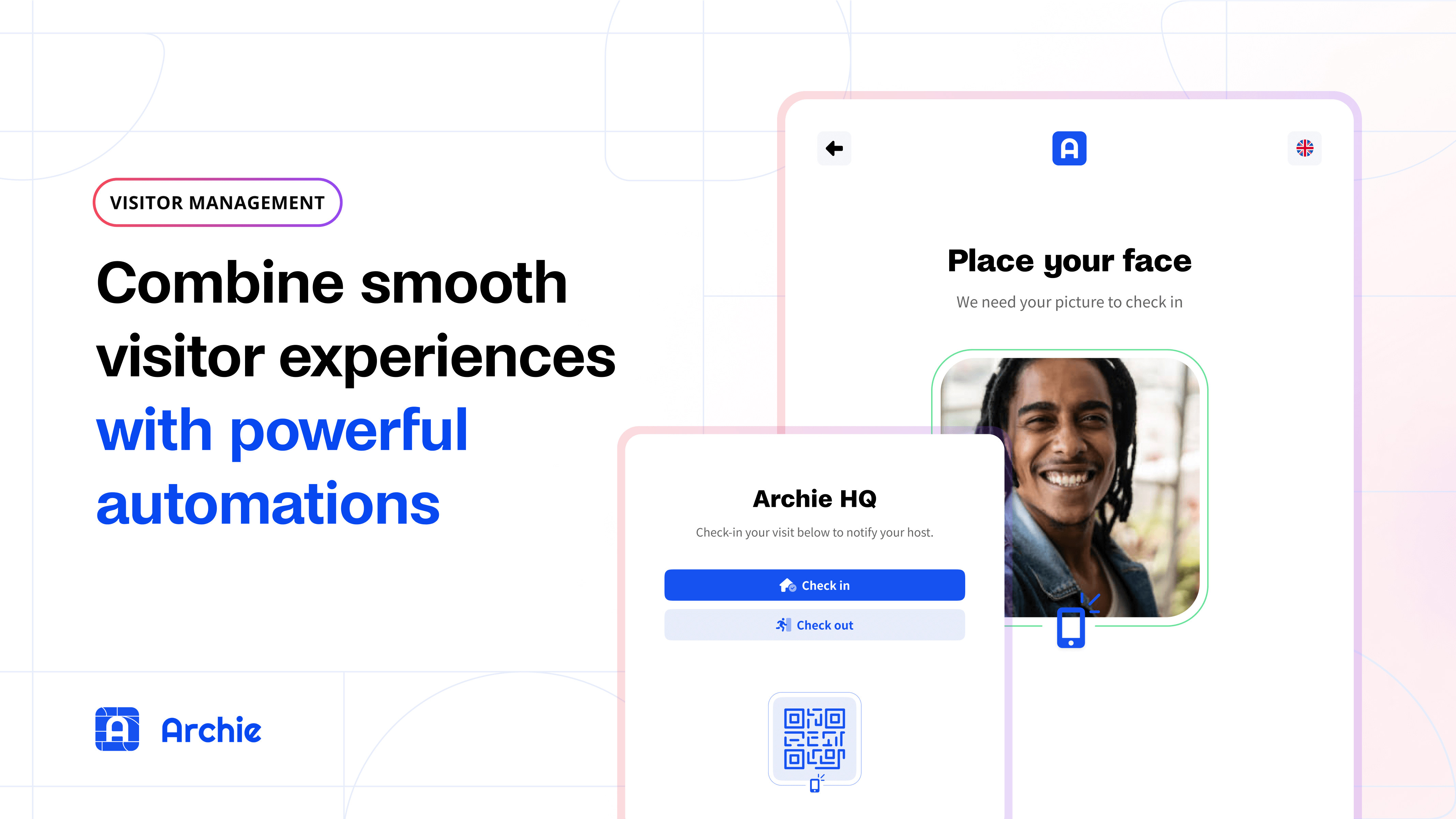 Archie : Visitor management and desk booking for modern offices