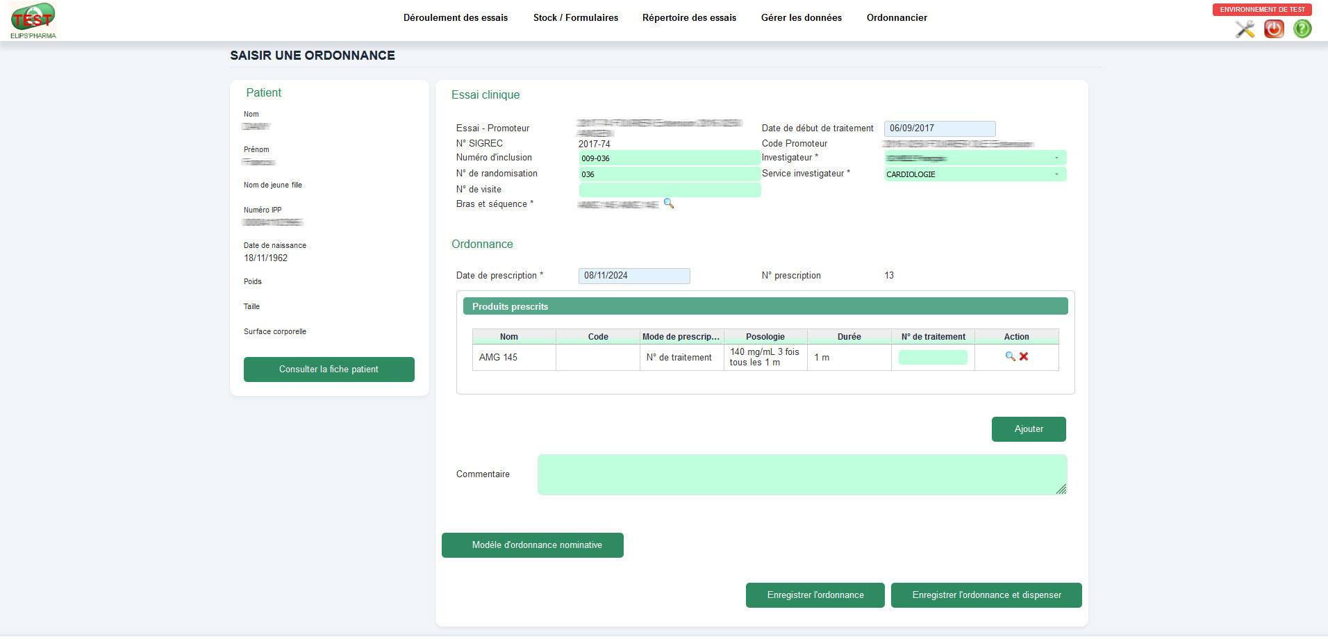 Elips Pharma - Ordonnance dans Elips Pharma