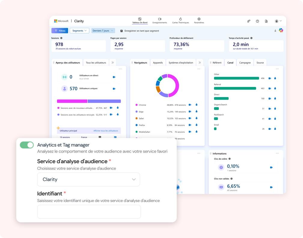 Eventozor - Analysez l’engagement en temps réel avec l’outil d’analytics de votre choix