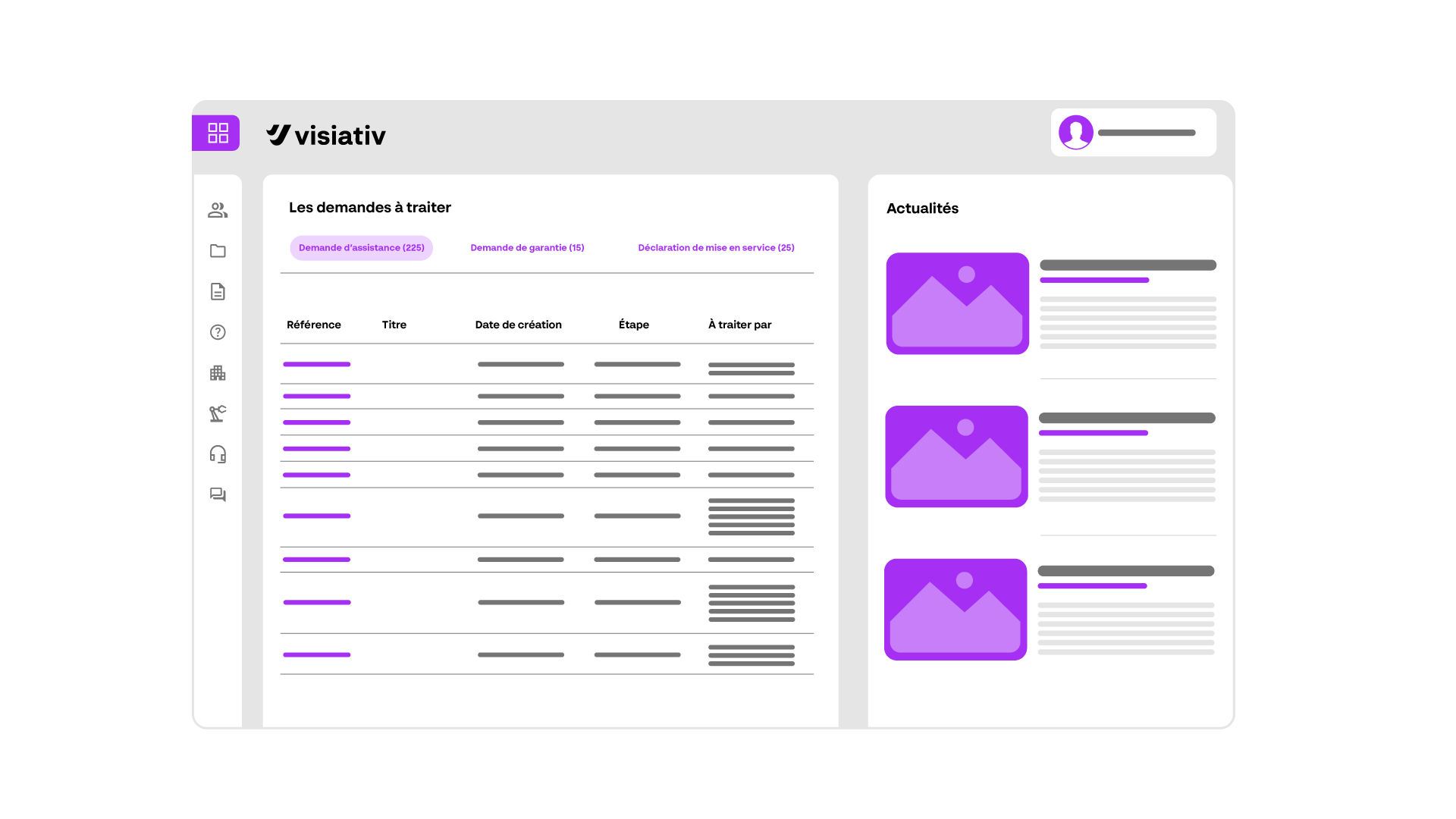 Visiativ Service client - Capture d'écran 2