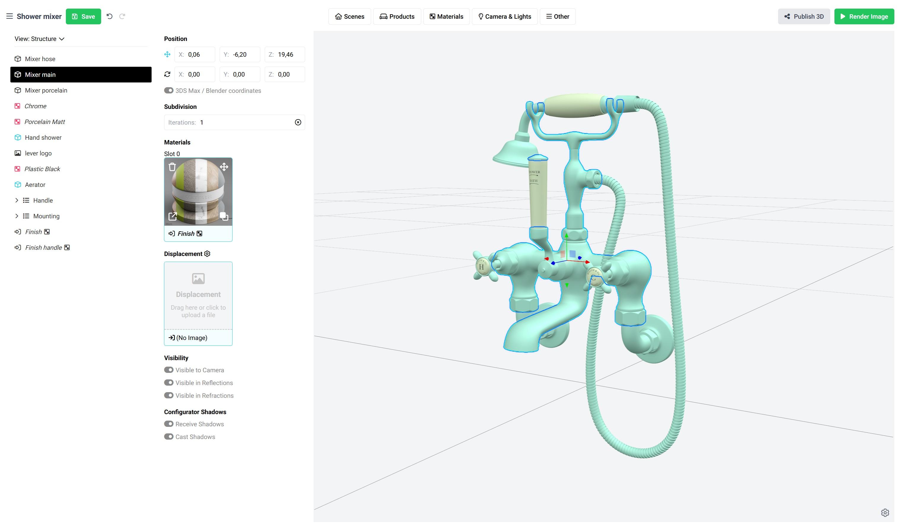 colormass 3D Configurator - Screenshot 2