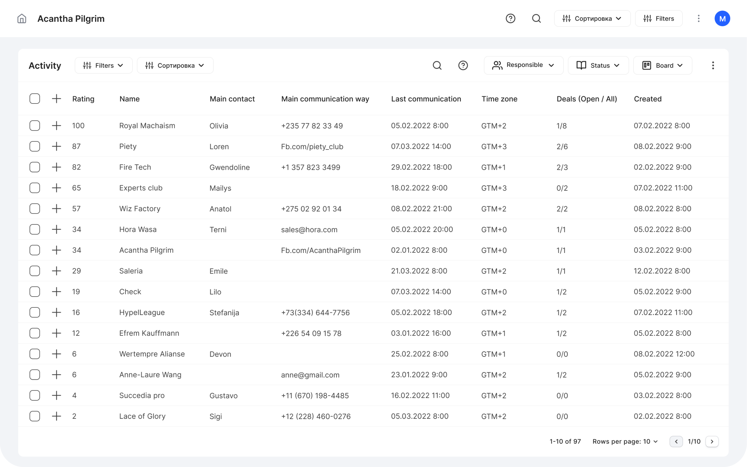 ozma.io - tables