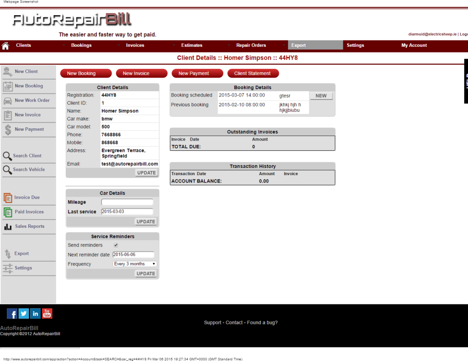 Auto Repair Bill - Auto Repair Bill-screenshot-1