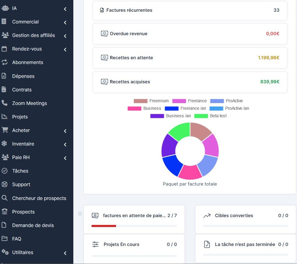 PropulseCRM - Capture d'écran 1