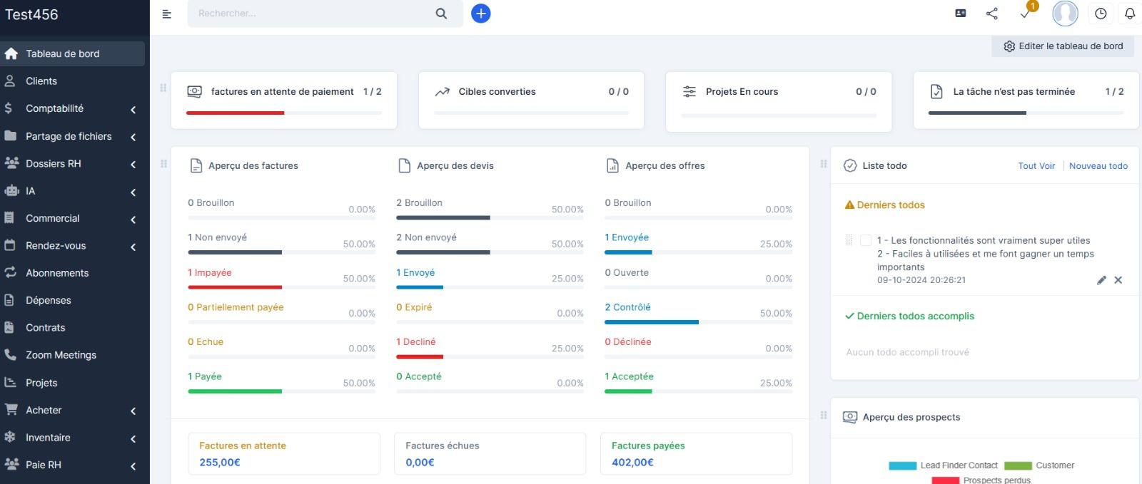 PropulseCRM - Capture d'écran 2