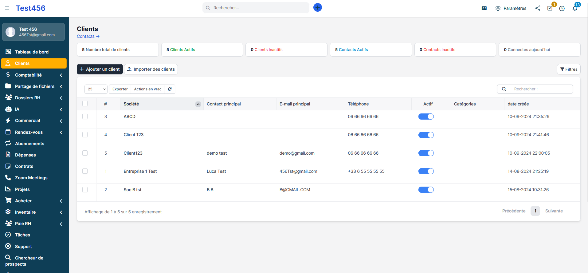 PropulseCRM - Capture d'écran 3