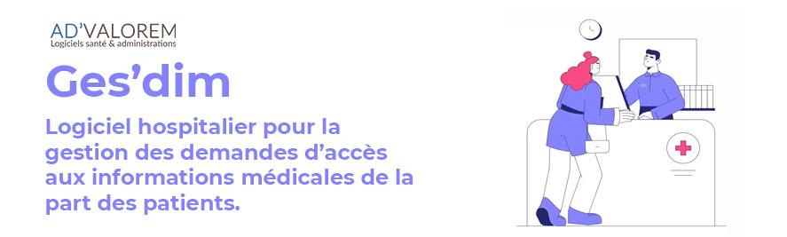 Ges'dim : Logiciel pour la gestion des demandes de dossiers médicaux