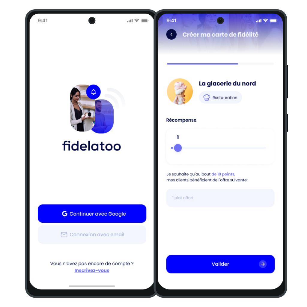 Fidelatoo Commerçant - meilleure application de cartes de fidélité