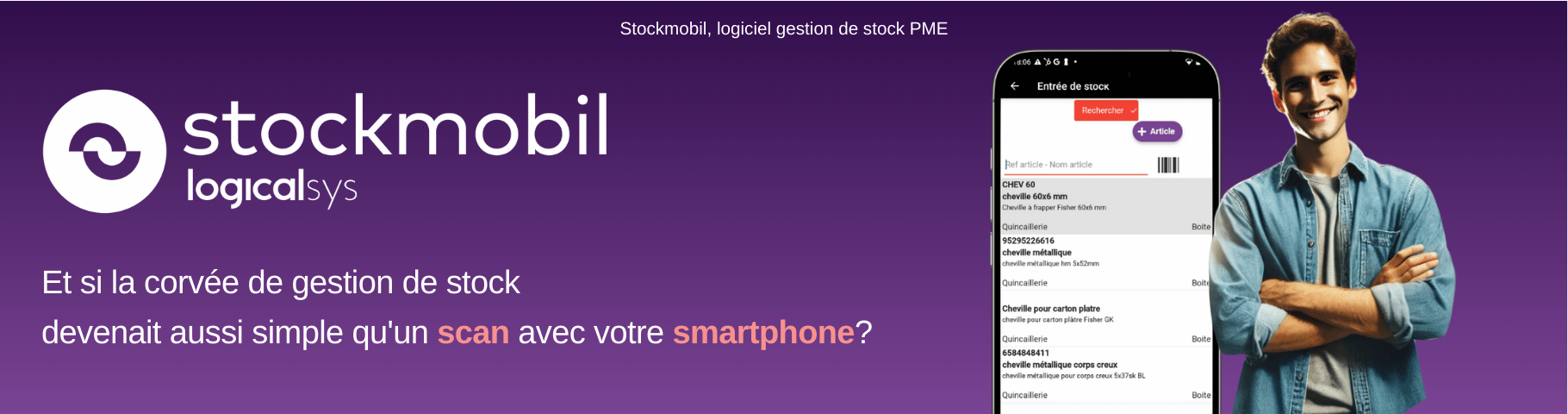 stockmobil : Gestion mobile des stocks pour PME et artisans