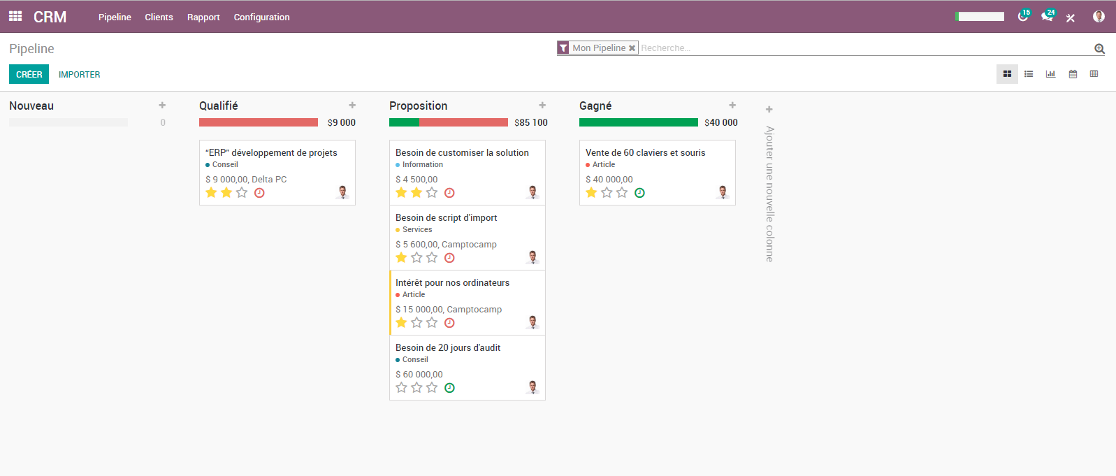 Odoo - Capture d'écran 5