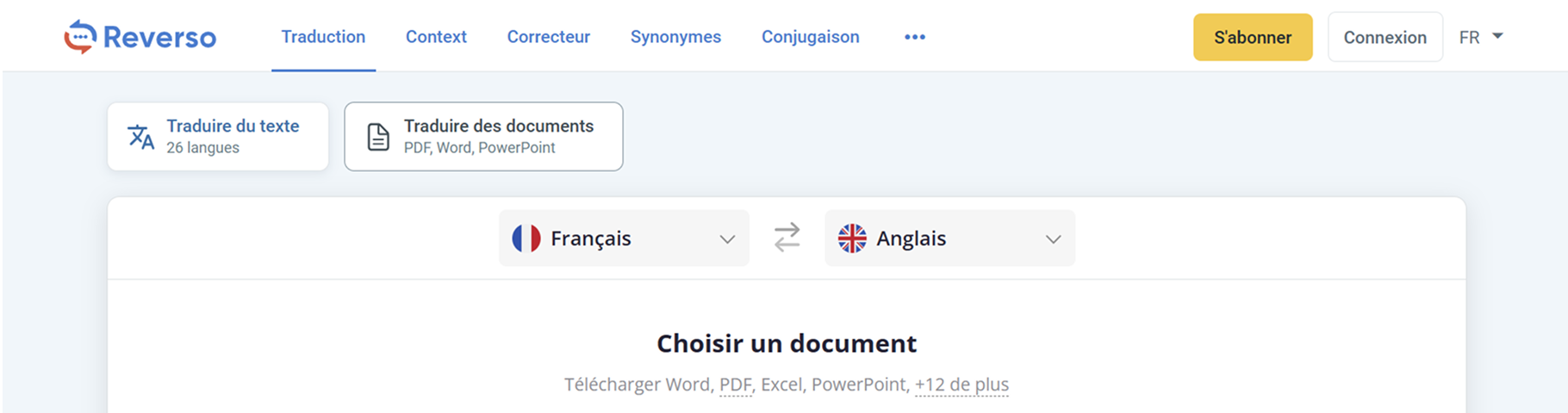 Reverso Documents : Traduisez votre PDF, Word, PPT (+10) en 1 clic