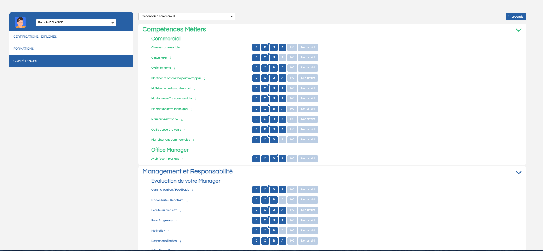 KAMMI SIRH - Module Talents et compétences