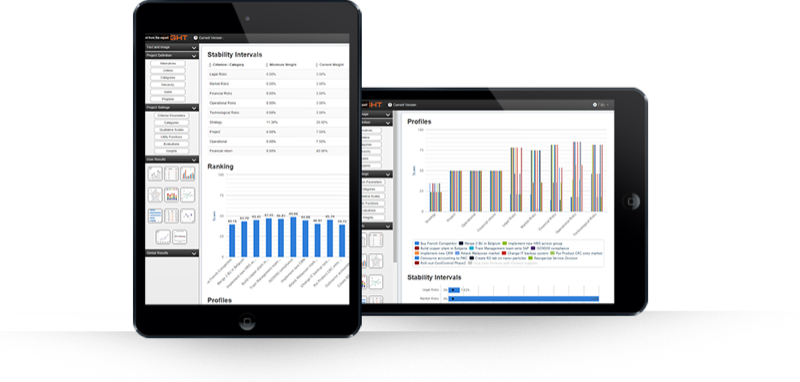 D-Sight CDM - D-Sight MDL: cuadros de mando e informes compartida, Aplicación para móviles, importación / exportación de datos