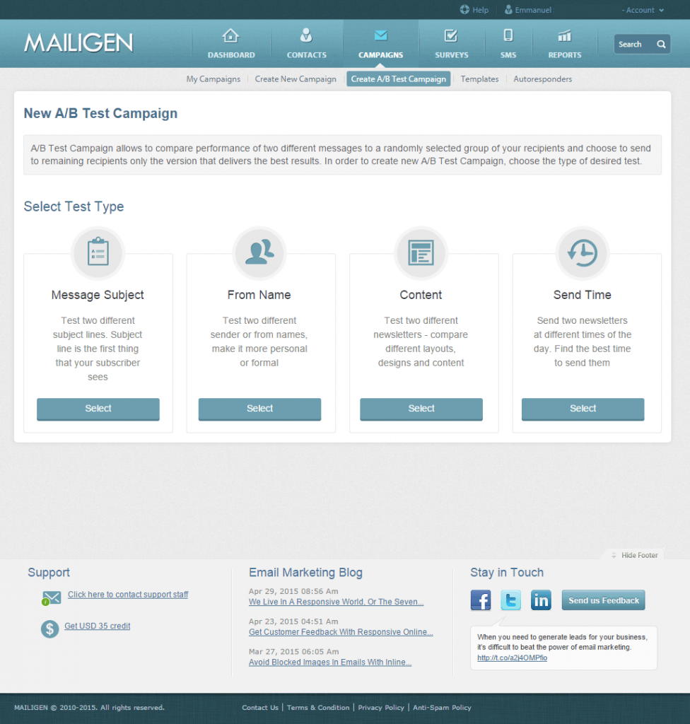 Mailigen - Mailigen: Gestion de campagnes, Emails responsifs, Rapports post-campagne