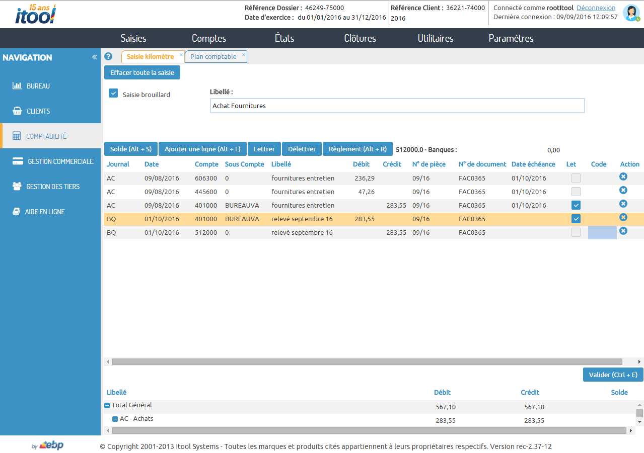 Itool Compta Logiciel Ebp Gestion Commerciale Simple Et Comptabilite En Ligne