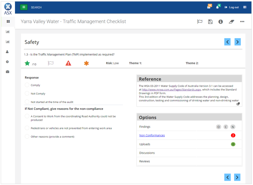 Compliance Checkpoint - El cumplimiento Checkpoint-pantalla-2