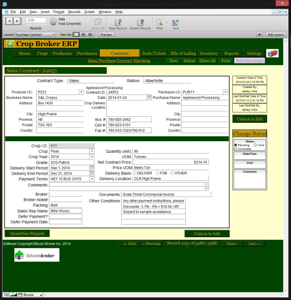 Crop Broker ERP - Crop Broker ERP-screenshot-0