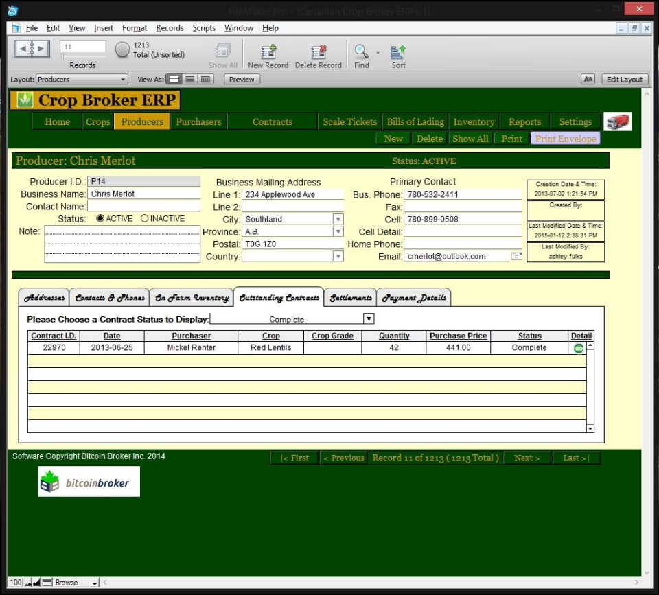 Crop Broker ERP - Broker Crop ERP-pantalla-1