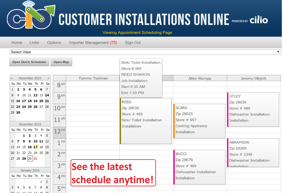 Customer Installations Online - Customer Installations Online-screenshot-2