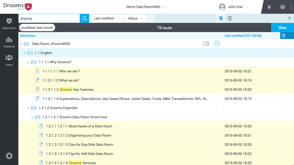 Drooms Virtual Data Room - Drooms Virtual Data Room-screenshot-2