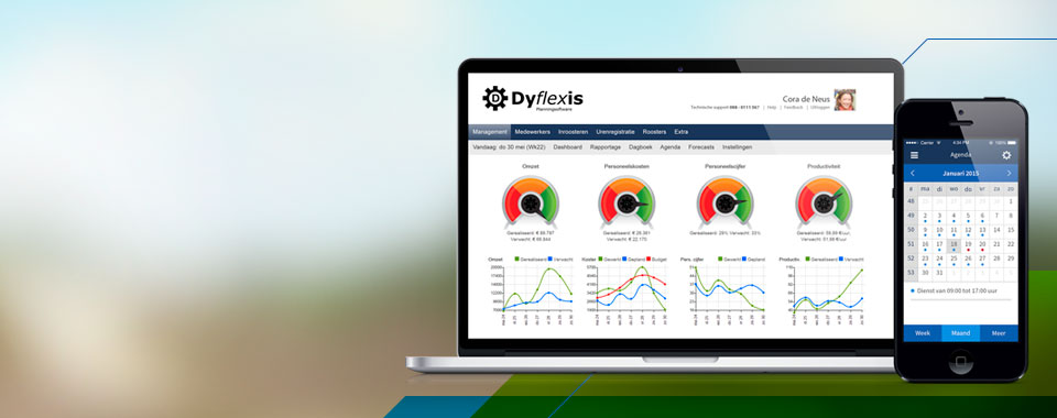 Dyflexis Time & Attendance - Dyflexis tiempo y asistencia de pantalla-0