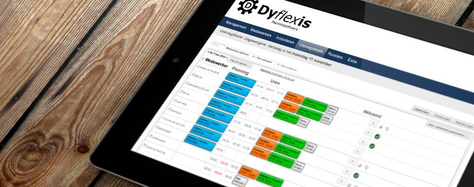 Dyflexis Time & Attendance - Dyflexis tiempo y asistencia de pantalla-2