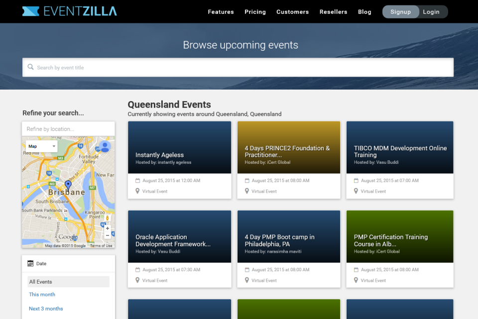 Eventzilla - Eventzilla de pantalla-1